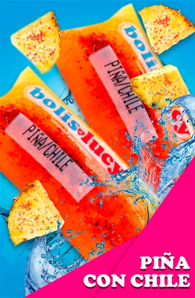 Boli de Agua sabor Piña con Chile