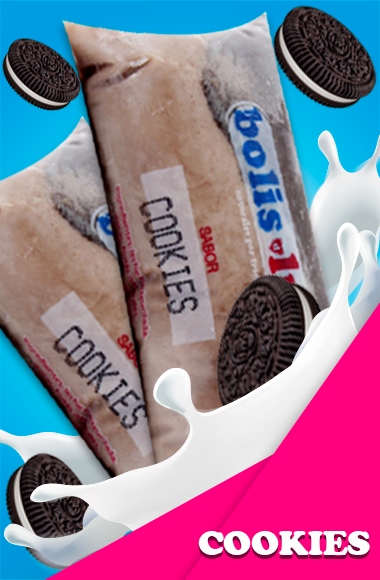 Boli de leche sabor Cookies and Cream