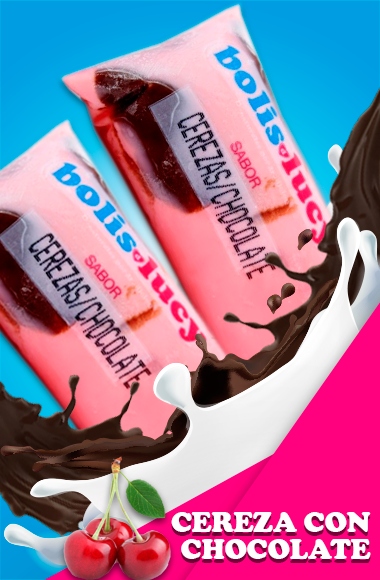 Boli de Leche sabor Cereza con Chocolate